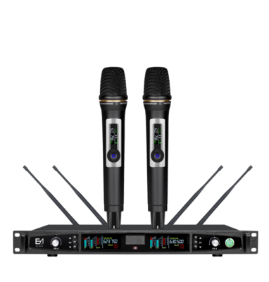 KU-8003真分集一拖二手持无线话筒